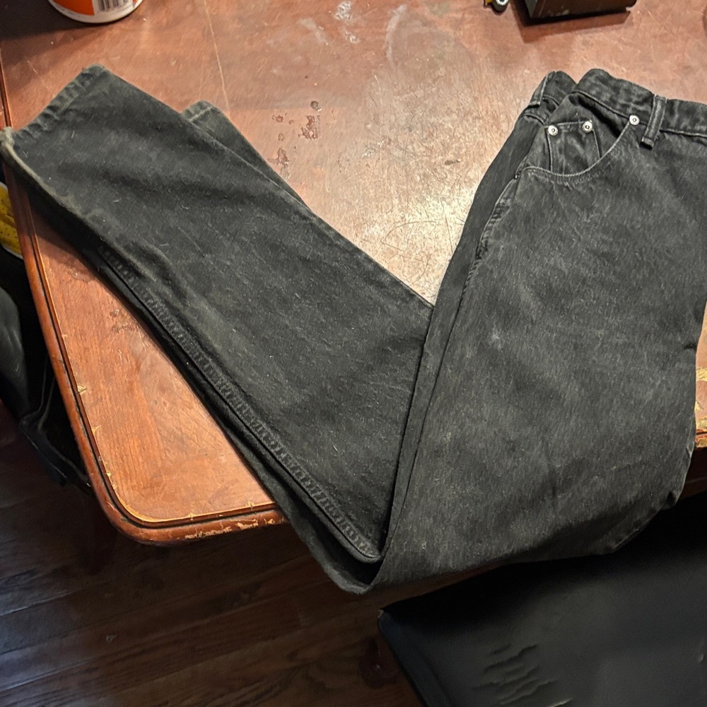 Wrangler women’s s silver lake black high waist Straight Jeans